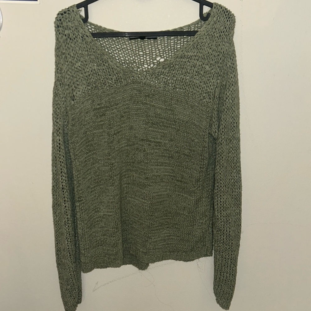 Green sweater